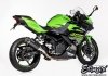 Sportowy wydech SHARK Street GP carbon slip-on końcówka Kawasaki Z400 / Ninja 400 2018 - 2021